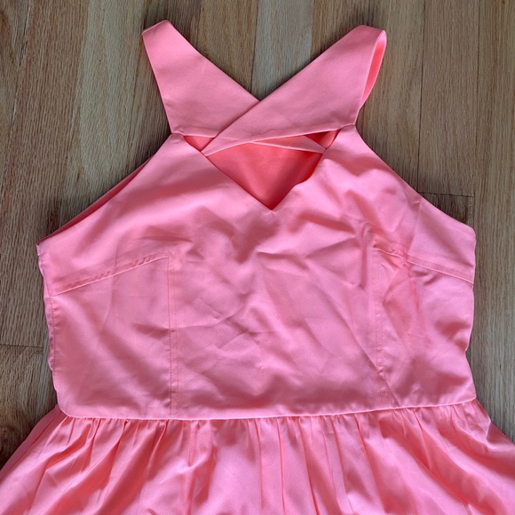 Fun neon coral dress! - Picture 2 of 4